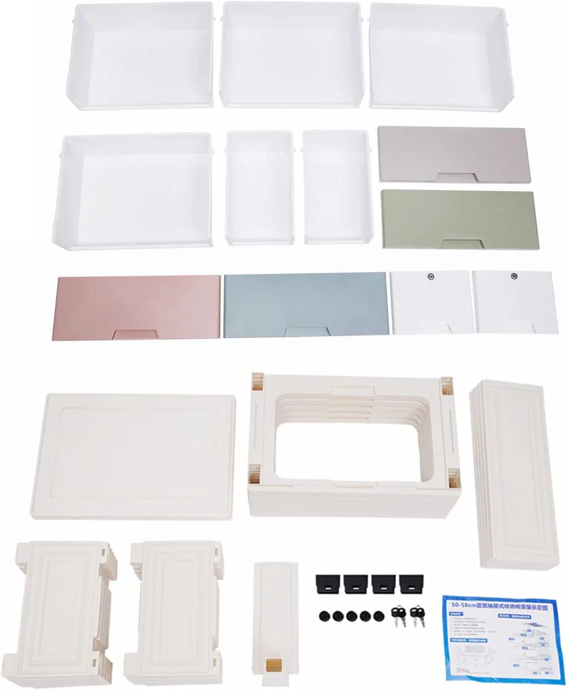 Plastic 6 Drawers Tall Dresser F733