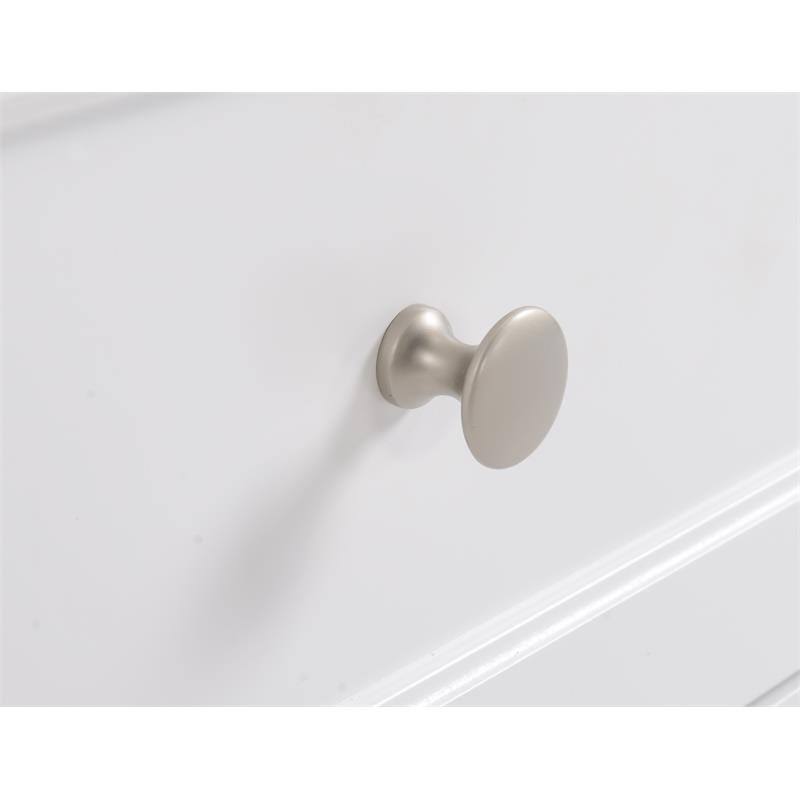 White Wood Accent Cabinet with Two Doors Q9236
