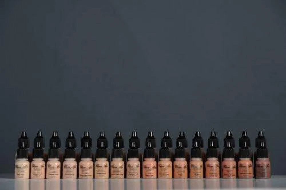 Water-based Foundation 0.50 Fl. Oz. 5 Assorted Dark Satin Shades I73138