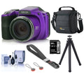 20MP 1080p HD Bridge Digital Camera Purple J665231
