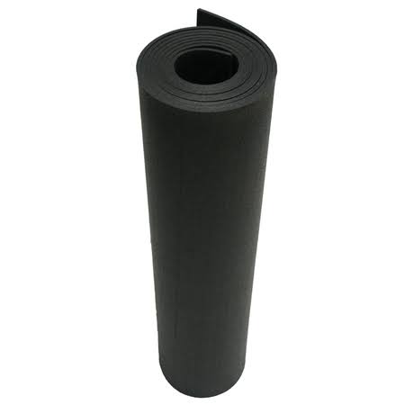 Black 1/4 in. Rubber Sheets and Rolls U627