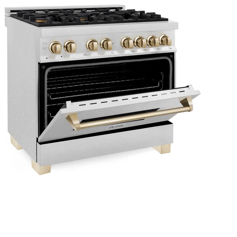 36 in. 6 Burner Dual Fuel Range Stainless Steel E793