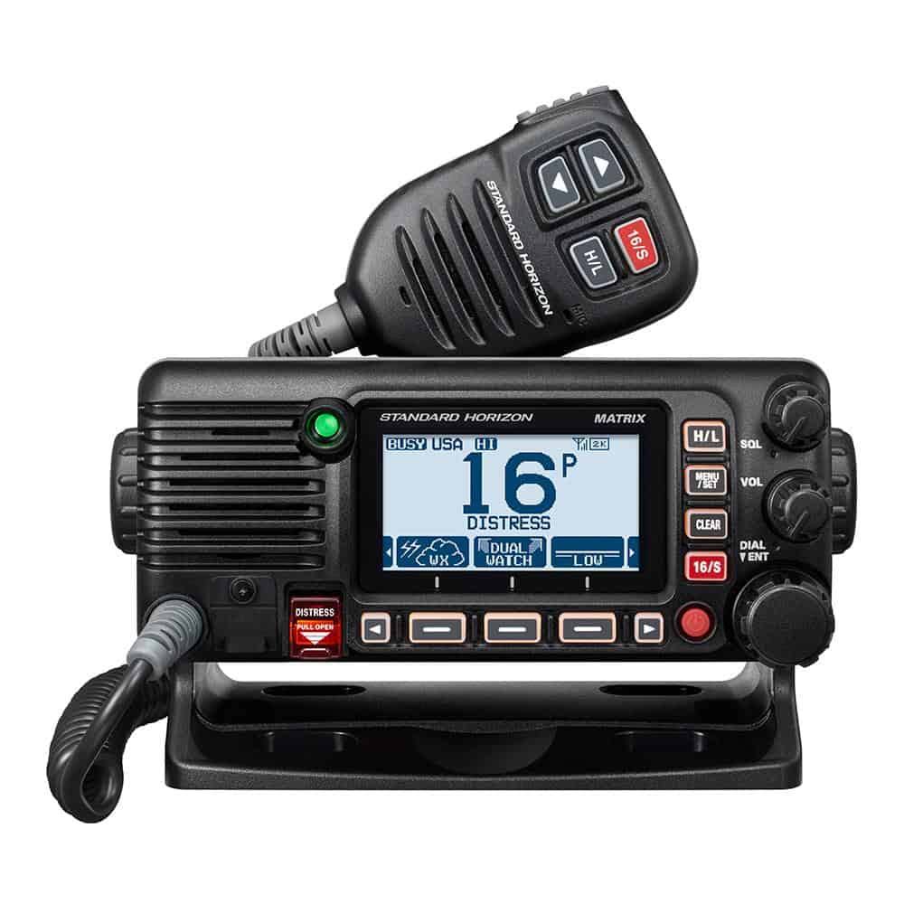 Black VHF with AIS Integrated GPS NMEA 2000 30W Hailer & Speaker Mic V581693