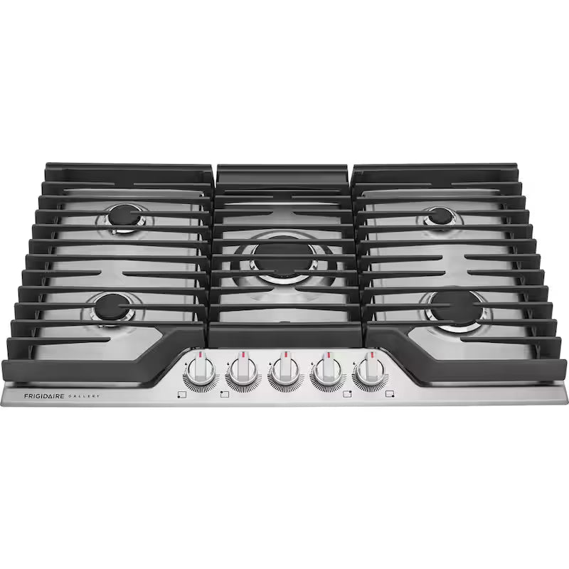 36 in. 5-Burner Stainless Steel Gas Cooktop P7209