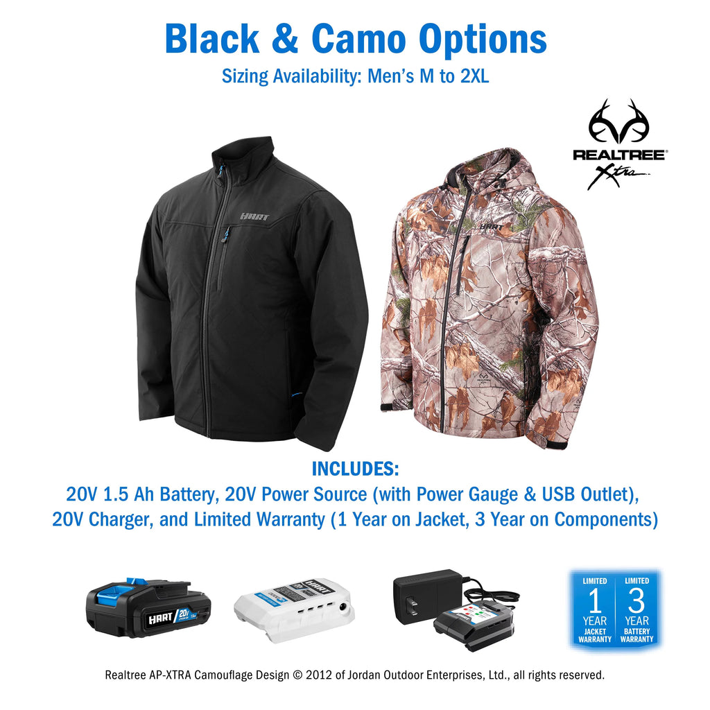 20-Volt Heated Jacket Kit Camouflage Medium I5075