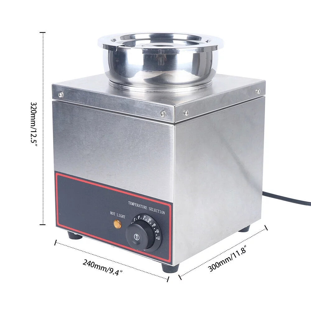150W Single Head Stainless Steel Electric Cheese Sauce Warmer N12735