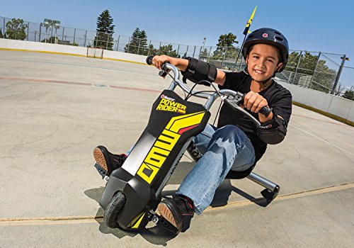 Black Yellow Electric Drifting Trike C65275