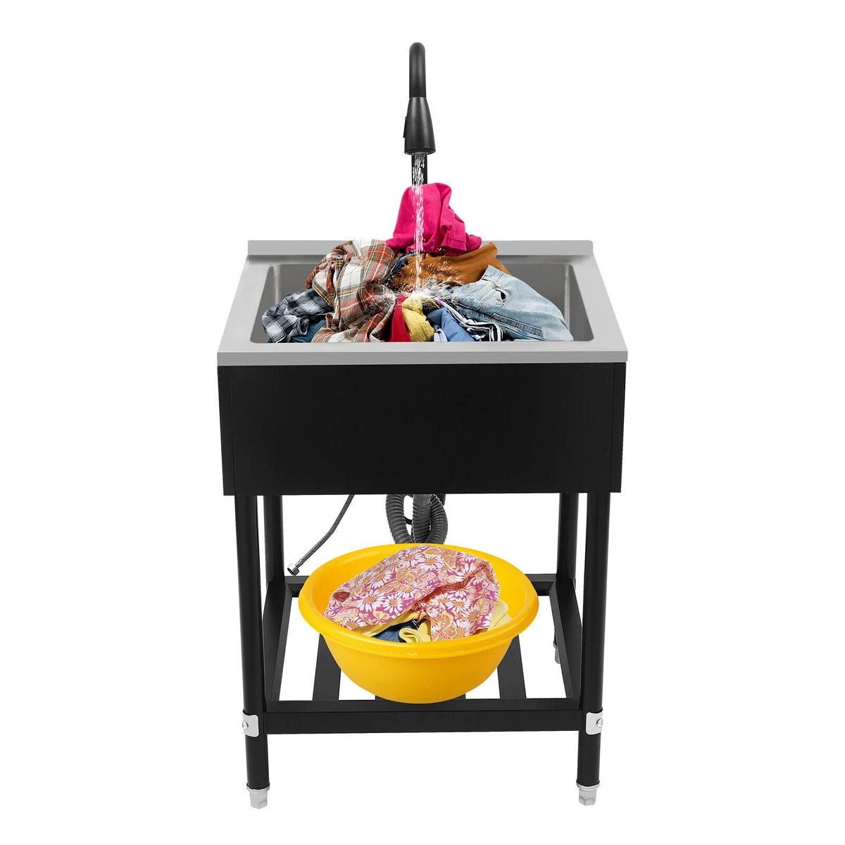 Stainless Steel Commercial Kitchen Prep Table Single Bowl A6956