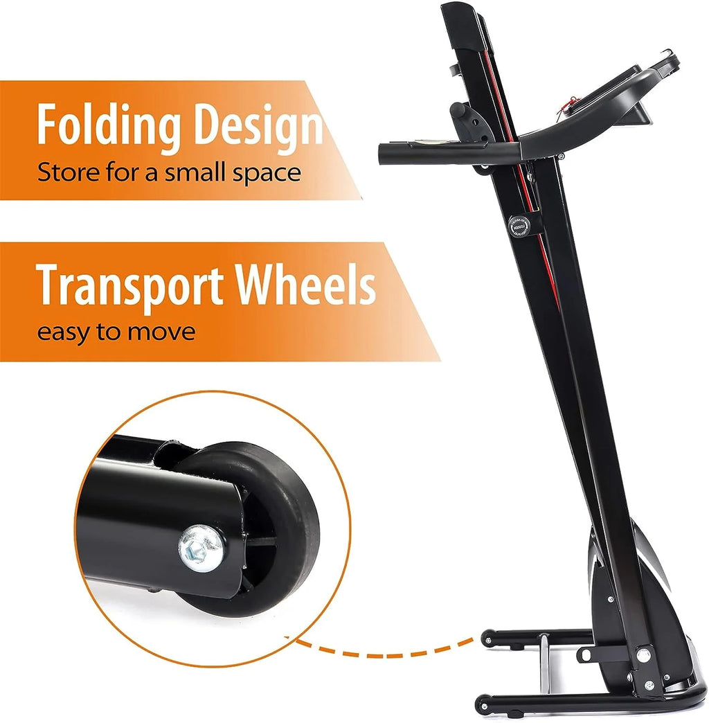 2.5HP Folding Treadmill with Incline I982