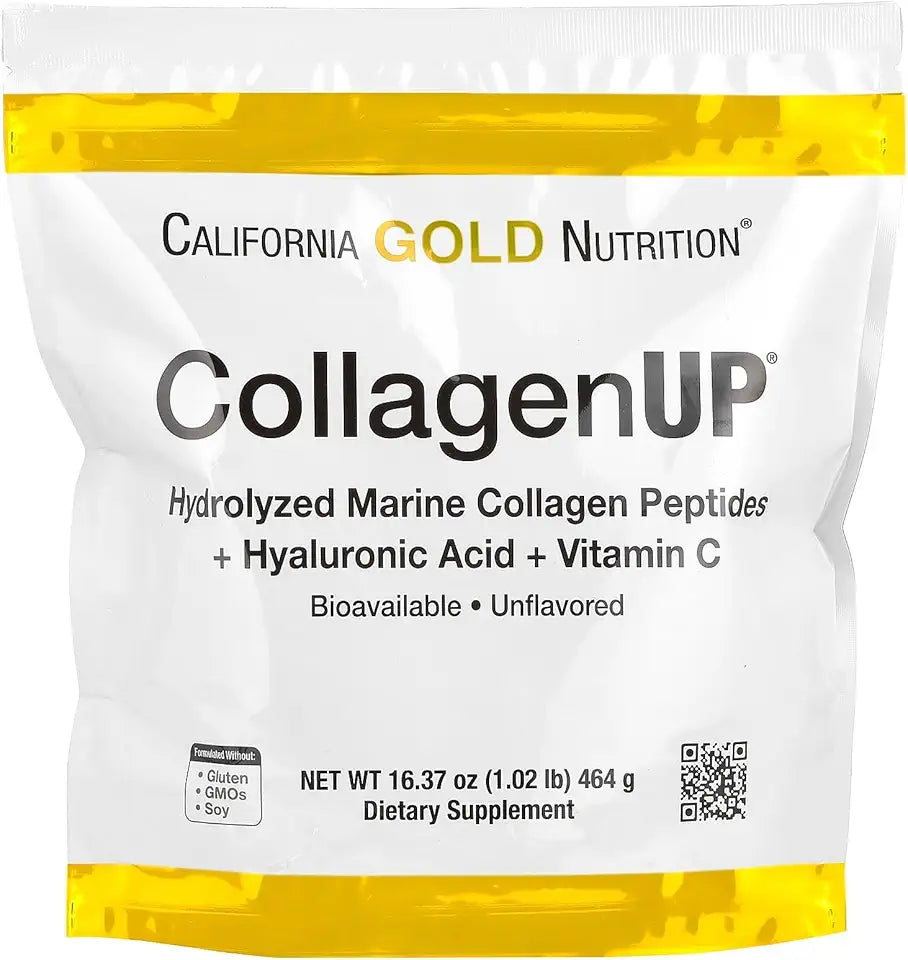Collagen Peptides Powder with Hyaluronic Acid, Unflavored, 16.37 oz Y752041