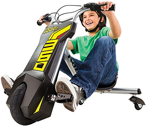 Black Yellow Electric Drifting Trike C65275