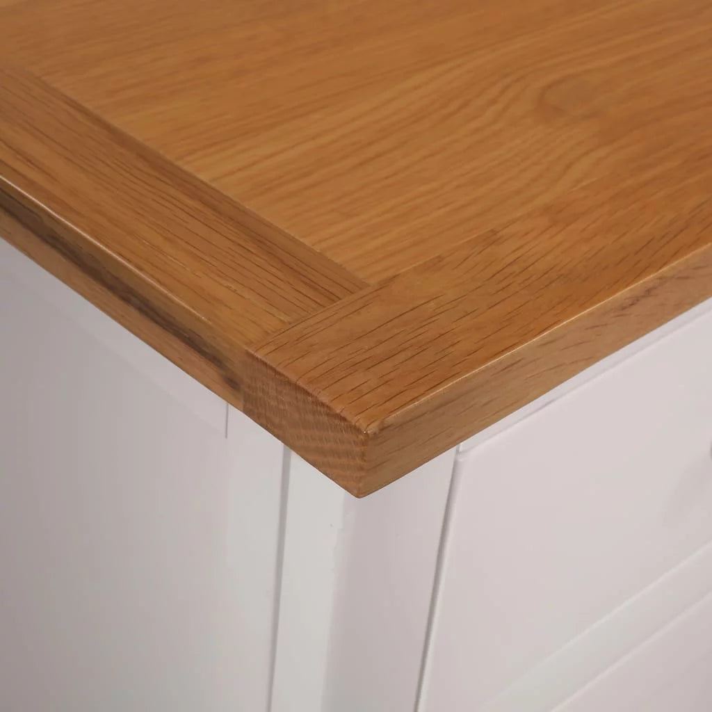 Wooden Sideboard Storage Cabinet with 3 Drawers and 2 Cabinets D98210