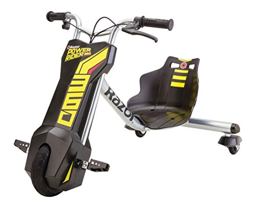 Black Yellow Electric Drifting Trike C65275