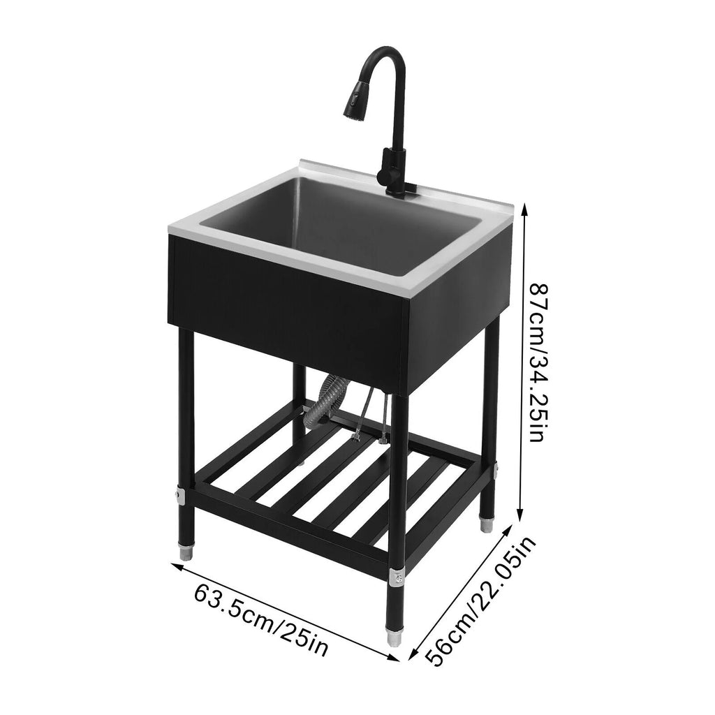 Stainless Steel Commercial Kitchen Prep Table Single Bowl A6956