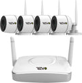 4CH Wireless NVR Security System with 1TB HDD & 4X 1080p Cameras J58306