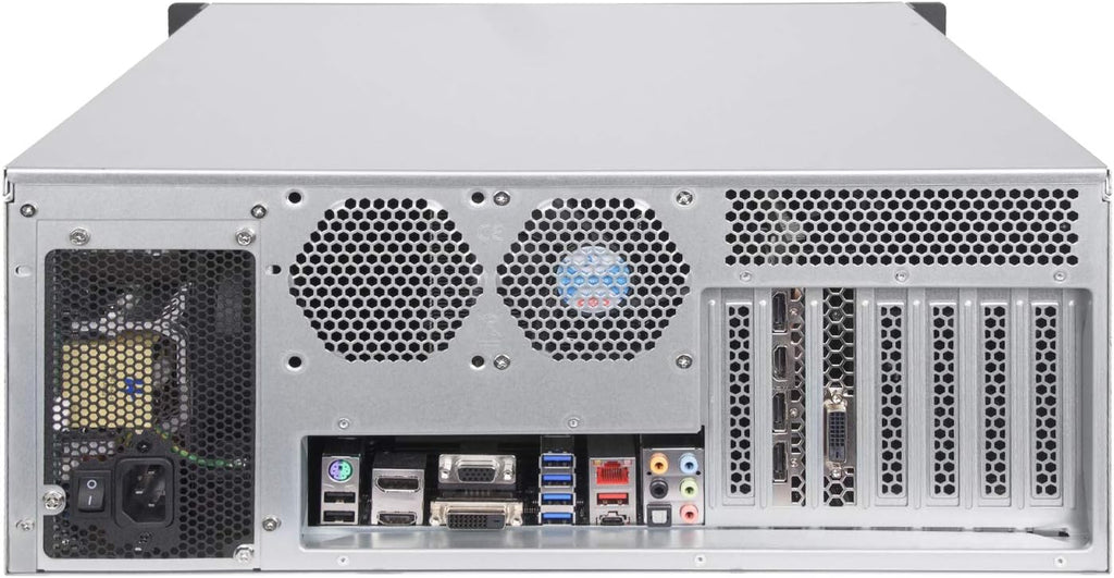 4U Rackmount Server Case with 5 x 3.5 Hot-Swappable Bay and 3 x 5.25 Bays L5661