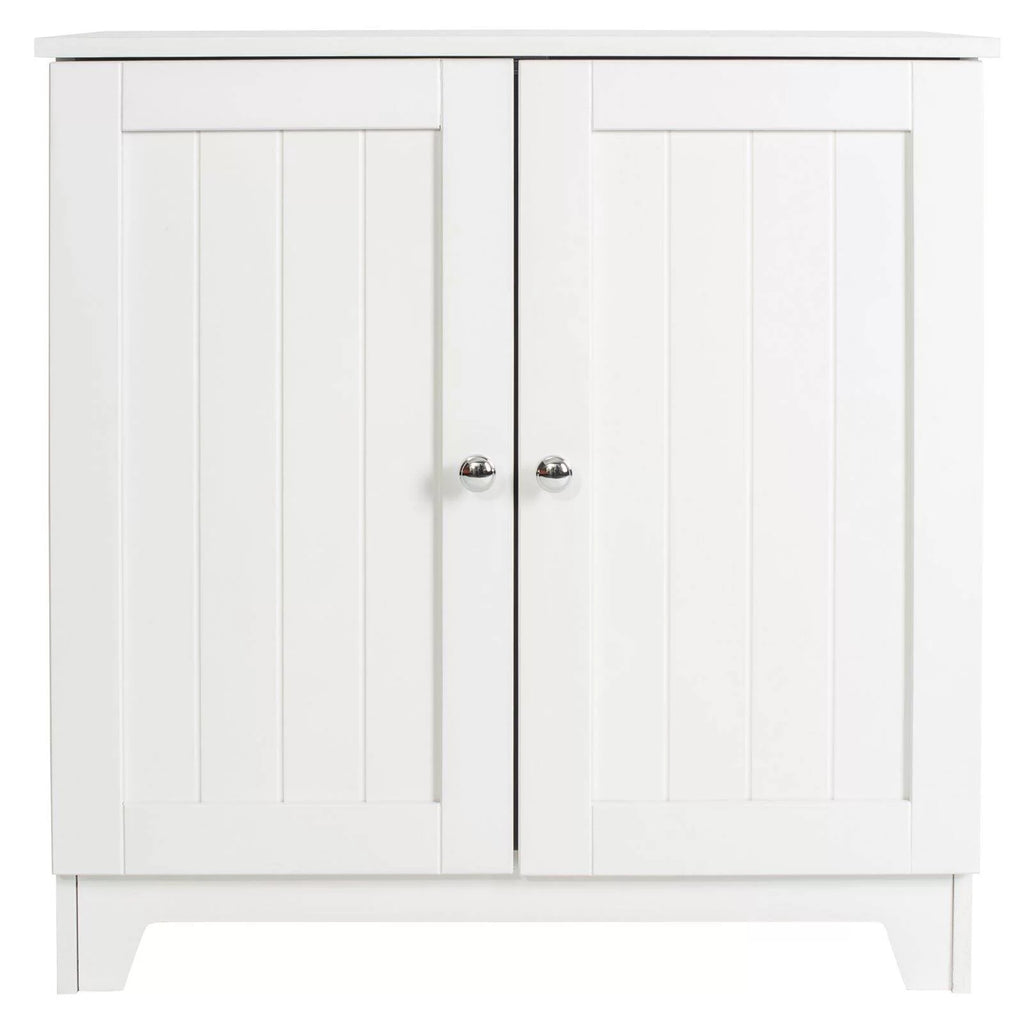 White Double Door Cabinet N323
