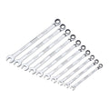 Metric Ratcheting Combination Wrench Set, 10-Piece T7381
