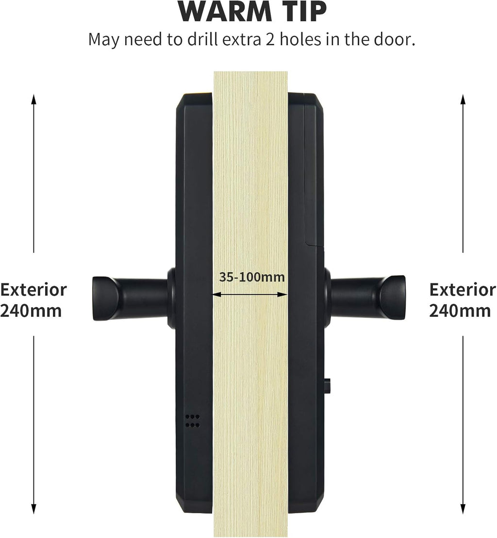 Electronic Door Lock with Touchscreen Keypad G3635