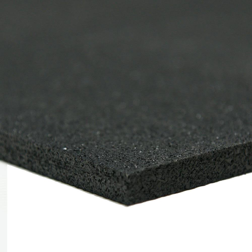 Black 1/4 in. Rubber Sheets and Rolls U627