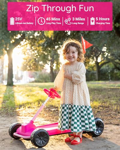 Electric Go Kart for Kids with Lithium Ion Battery W8385