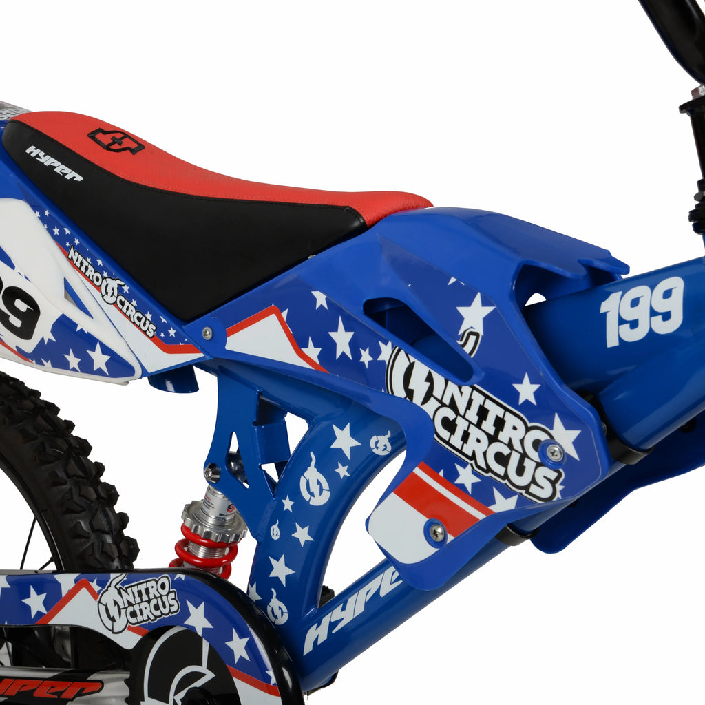16 Blue Kids Motorbike Y394138