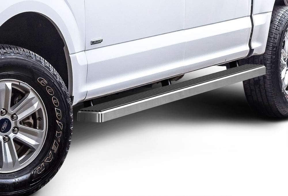 Silver 6 inches Running Boards Nerf Bars Side Steps Step Rails D725