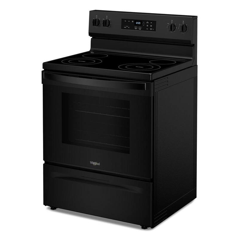 4 Element Freestanding Electric Range in Black L466
