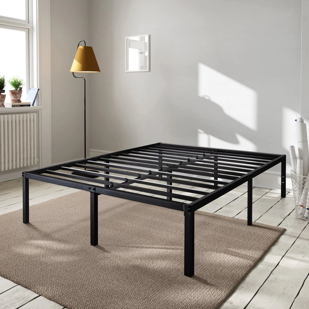 Heavy Duty Full Size Metal Platform Bed Frame with Under Bed Storage F9213
