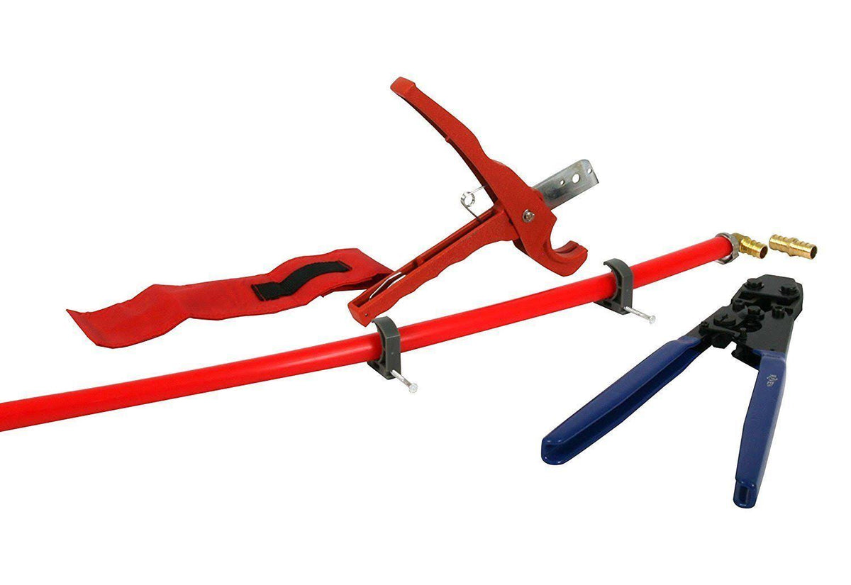 PEX Plumbing Kit with Crimper Tool and Cutter Tool X733