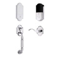 Polished Chrome Dummy Handleset J411