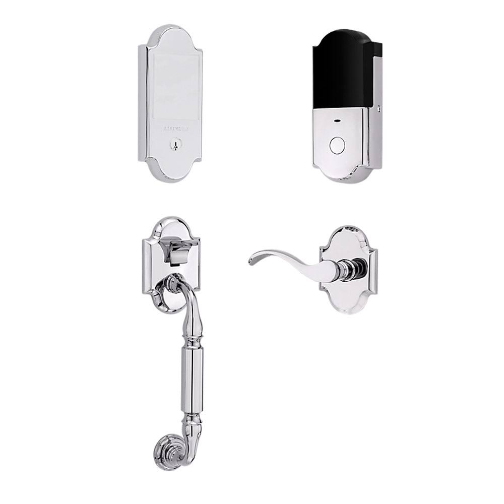 Polished Chrome Dummy Handleset J411