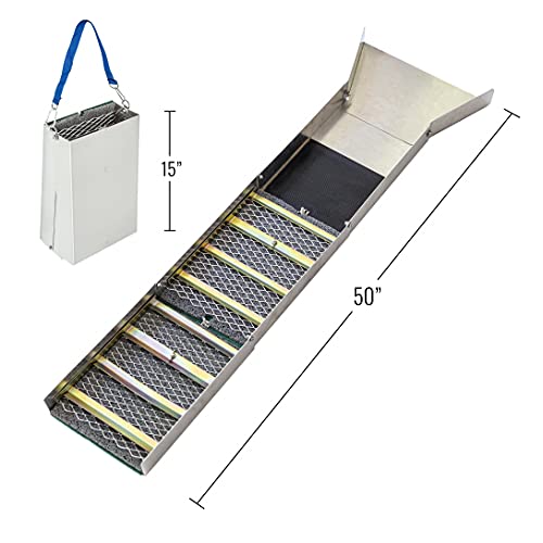 50" Aluminum Folding Sluice Box Gold Prospecting Kit B669