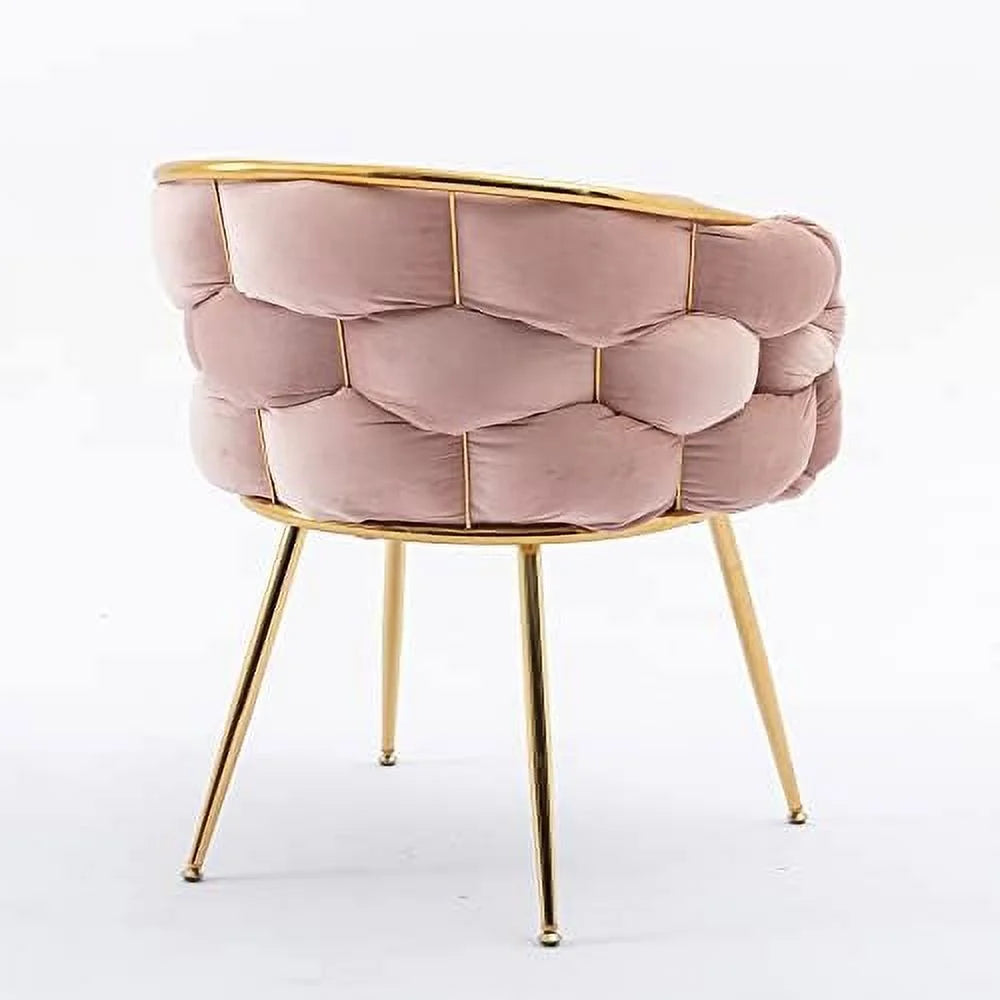 Velvet Accent Chair with Gold Legs Q833