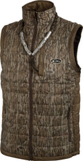 Synthetic Down Packable Two Tone Vest F7245
