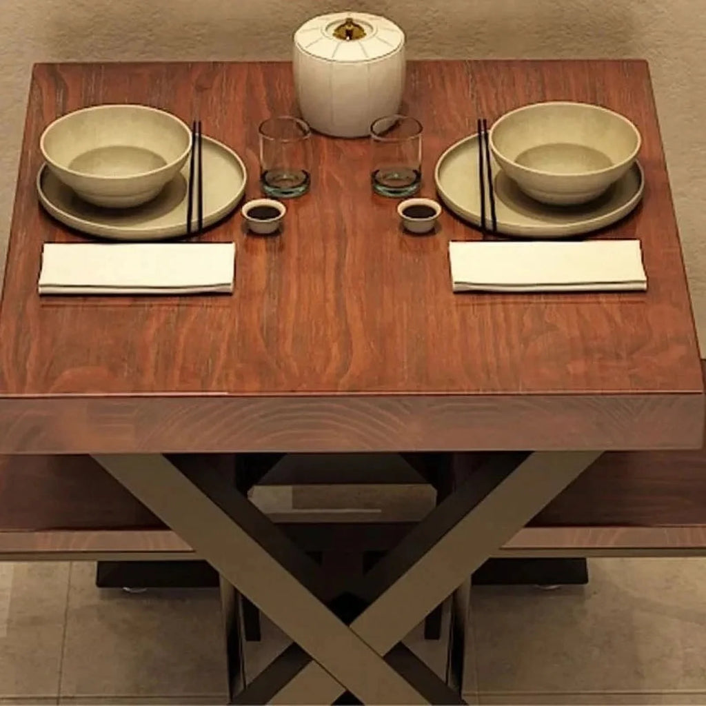 Minimalist Rectangle Waterproof Dining Table Y26548
