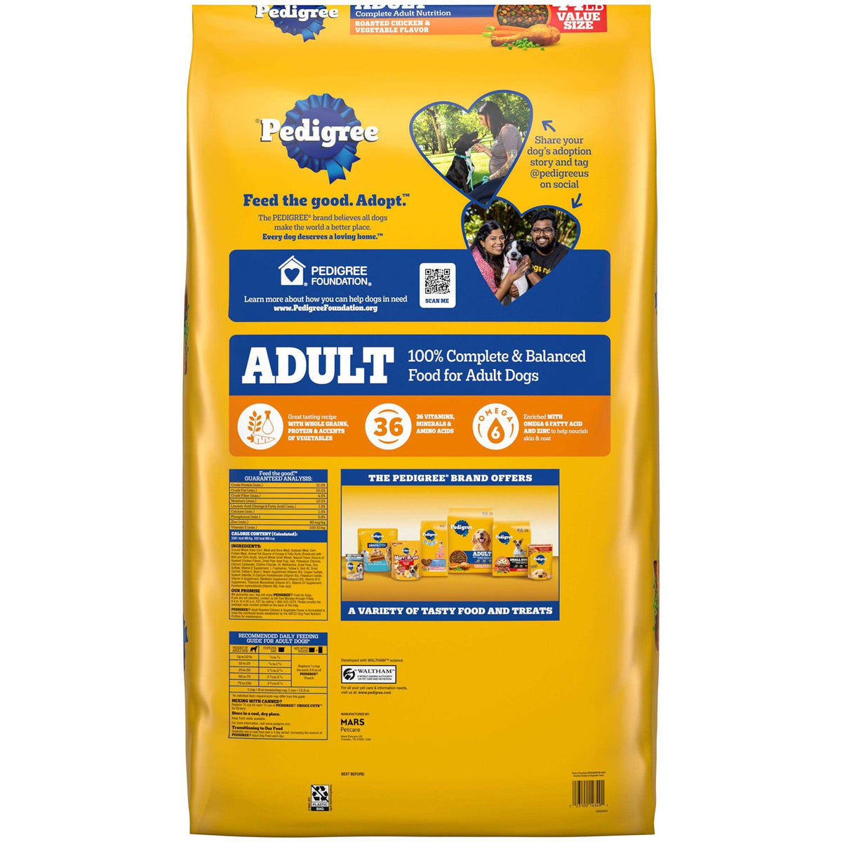 Adult Complete Nutrition Dry Dog Food Roasted Chicken Rice & Vegetable B20705