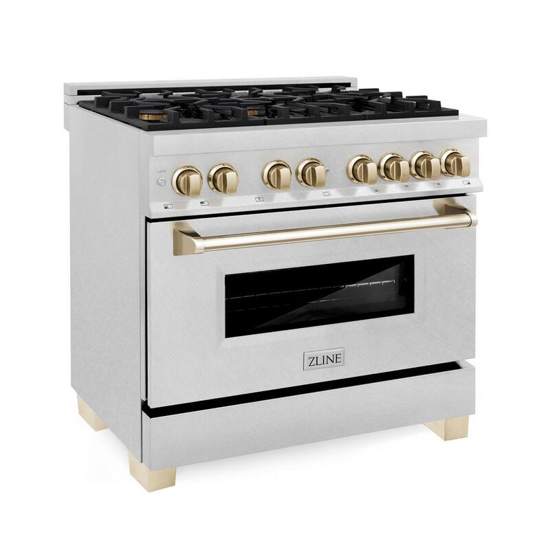 36 in. 6 Burner Dual Fuel Range Stainless Steel E793