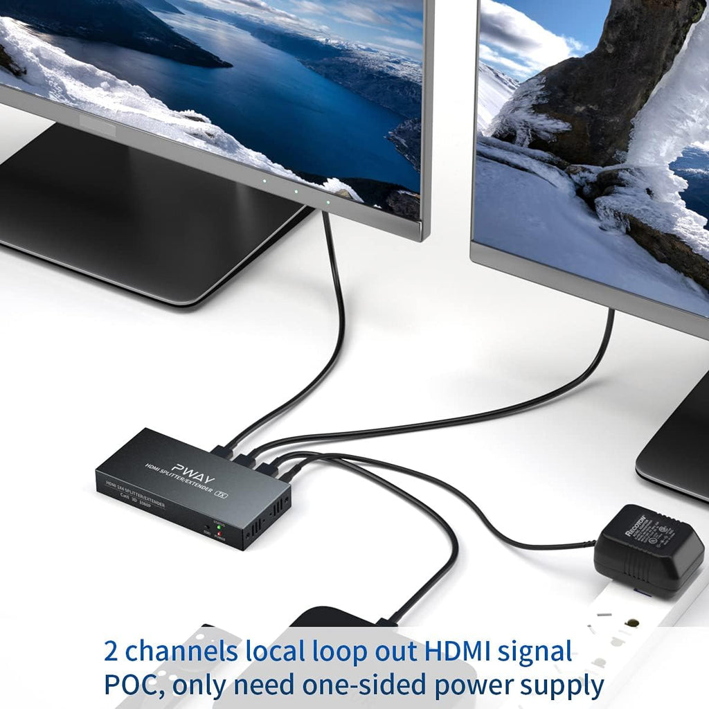 HDMI Extender Splitter 1x2 4K 30Hz I77857