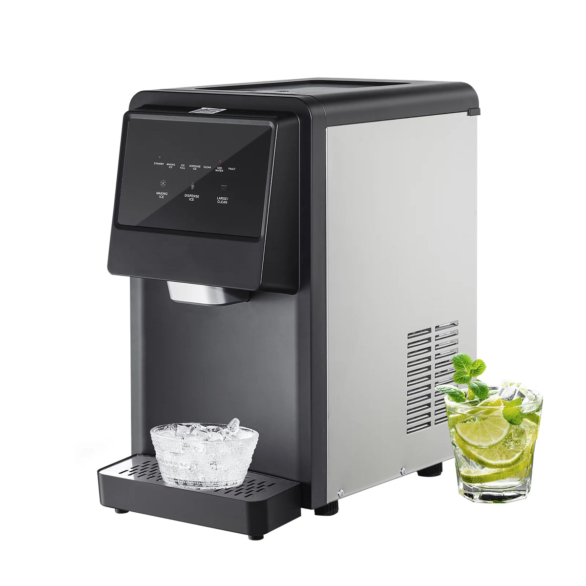Portable Countertop Ice Maker 62lbs/24H Self-Cleaning M438