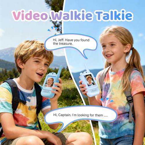 2 Pack Walkie Talkies with Screen D601064