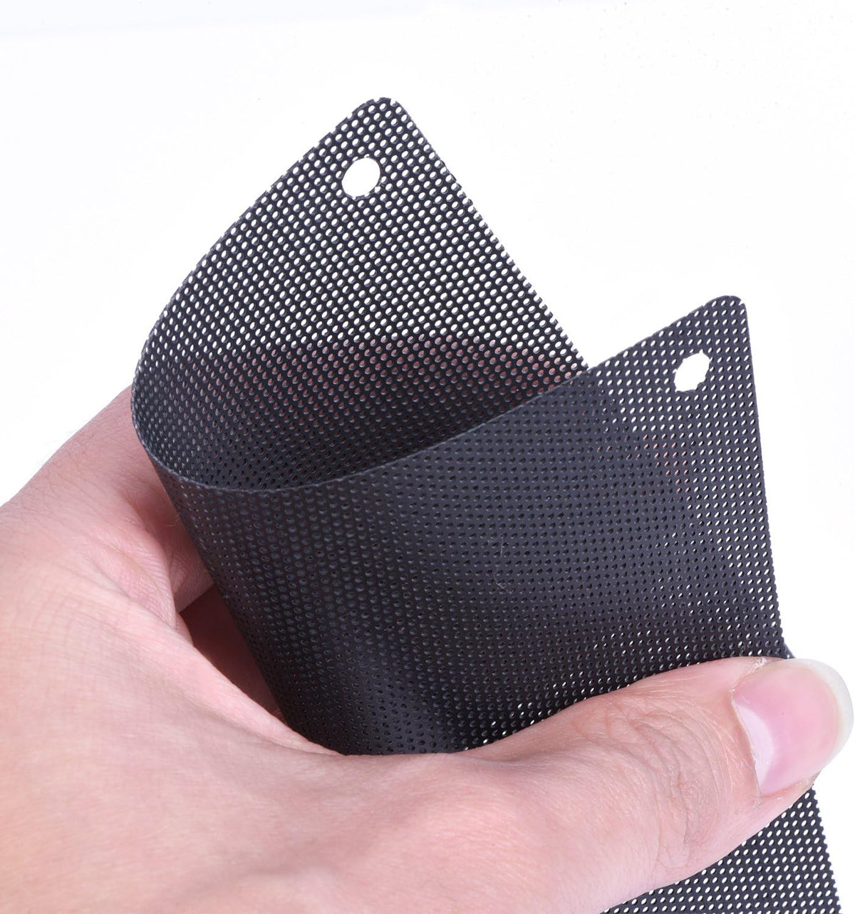 120 mm Black PVC Computer Fan Dust Filter 10 Packs Z122