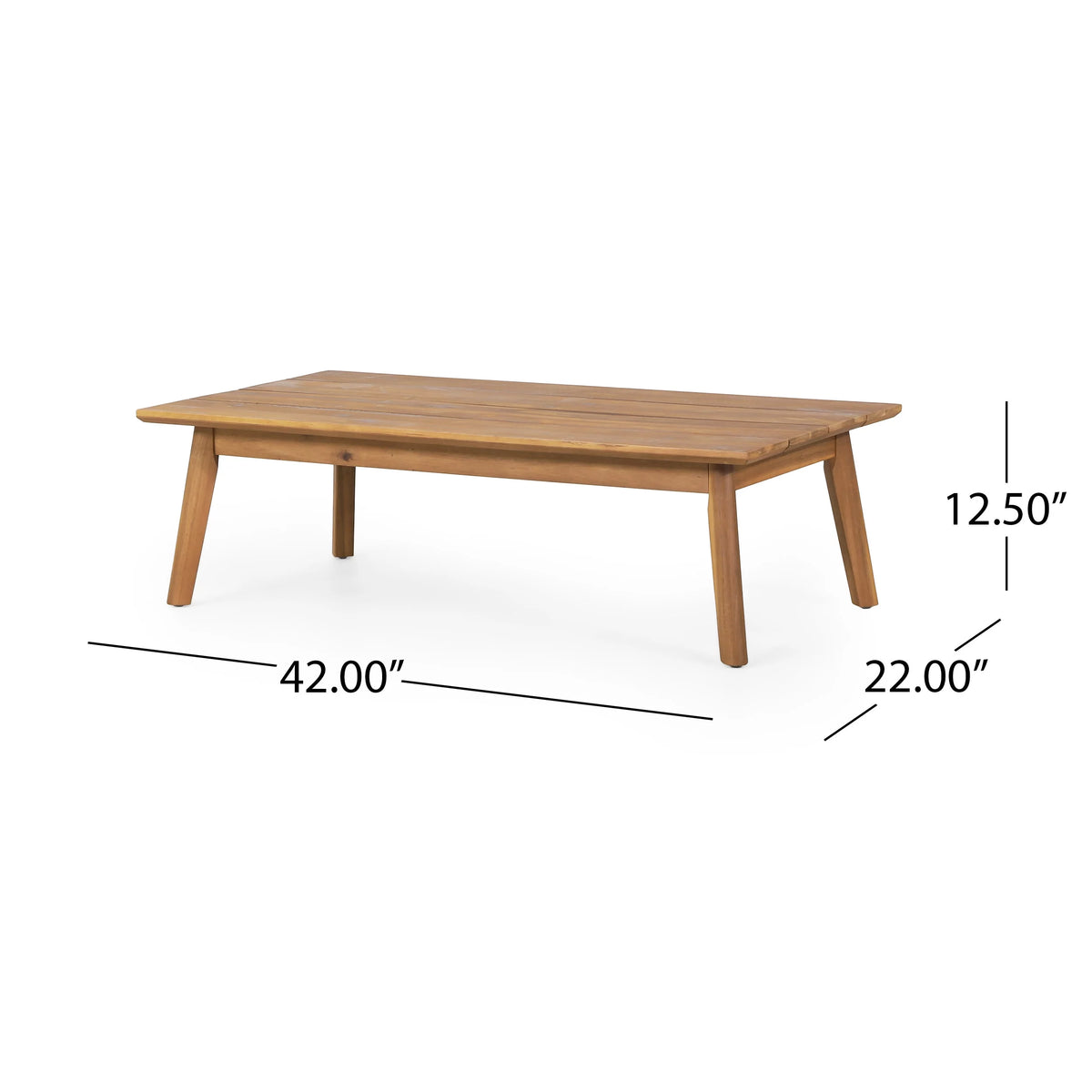 Acacia Wood Outdoor Loveseat and Coffee Table Set V993