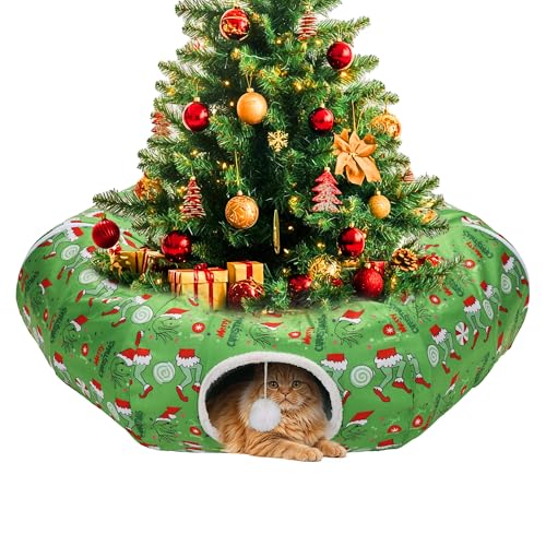 Green Christmas Tree Skirt Bed W638
