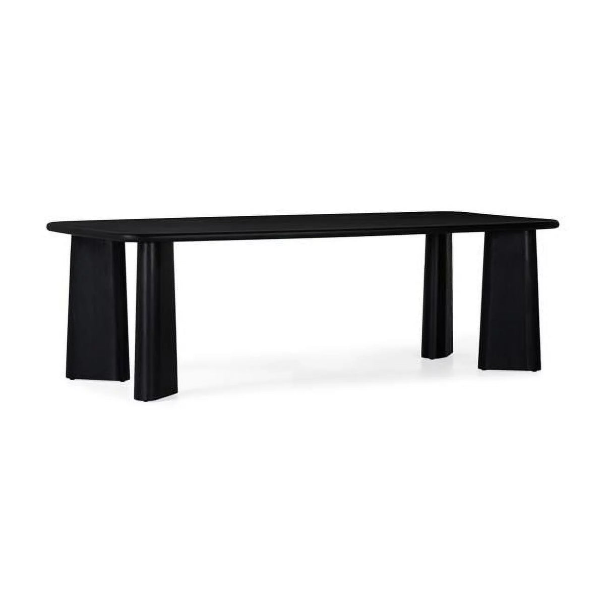 Charcoal Oil Finish Dining Table J25873