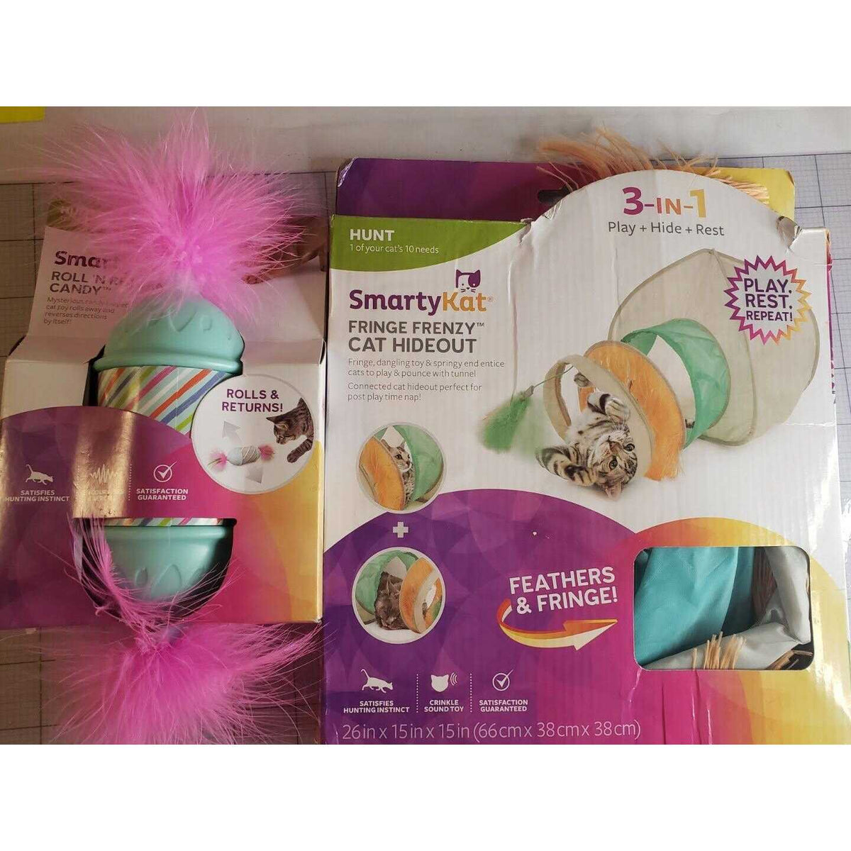 Cat Hideout with Tunnel Cat Toy A433