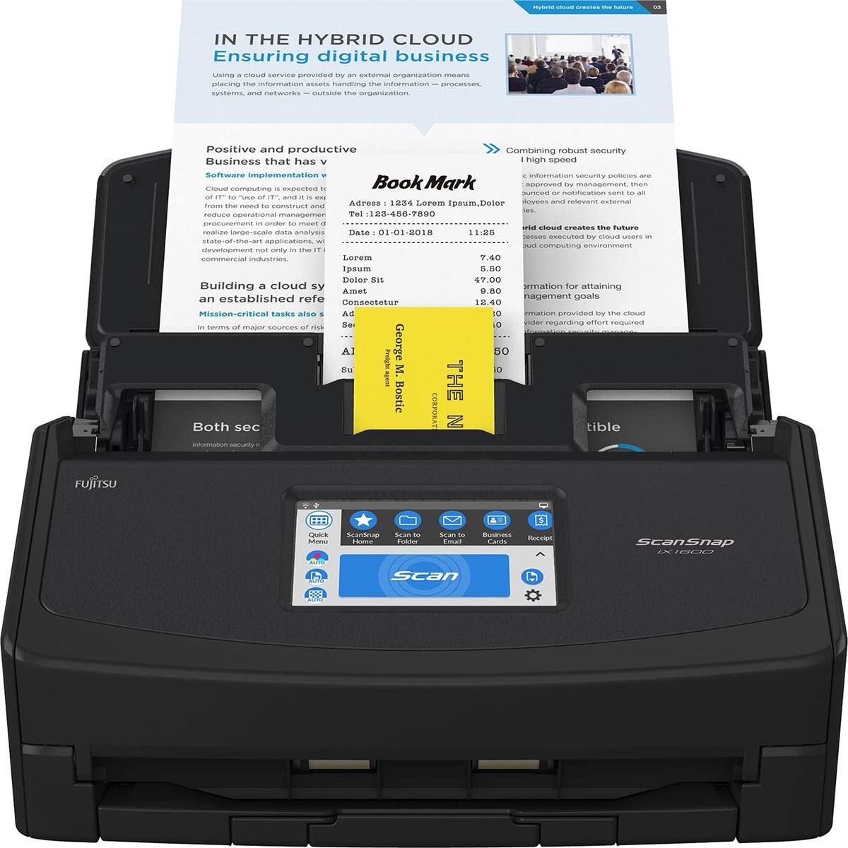 White Document Scanner C868