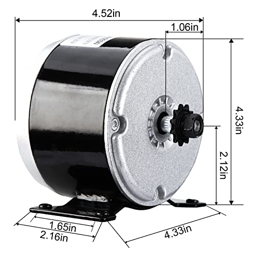 24V 350W 3000RPM Brushed Electric Motor B420