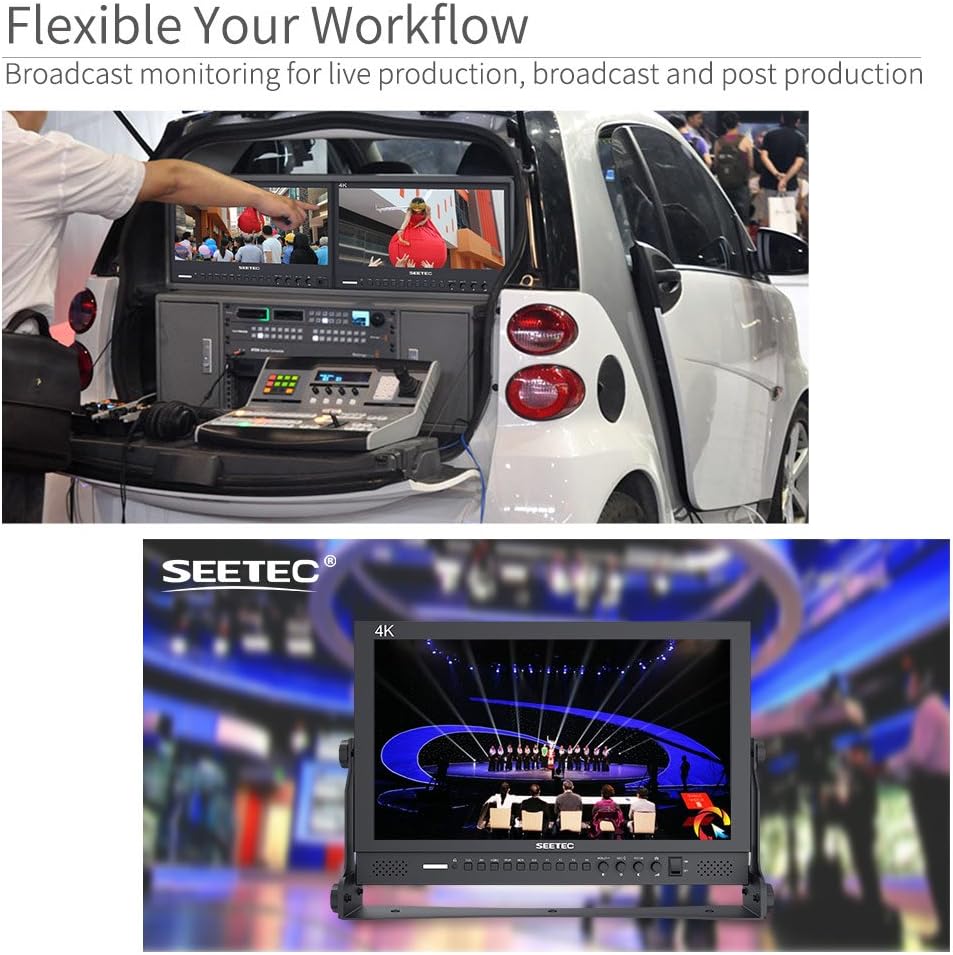 17.3 Inch 1920x1080 Desktop Monitor with 3G-SDI HDMI AV YPbPr Y662892