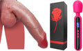 12.6 Inch Realistic Dildo Vibrator Wand Sex Toy Personal Massager W7521